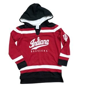 Champion Indiana Hoosiers Youth Hoodie Long Sleeve V Neck YL (10 / 12)